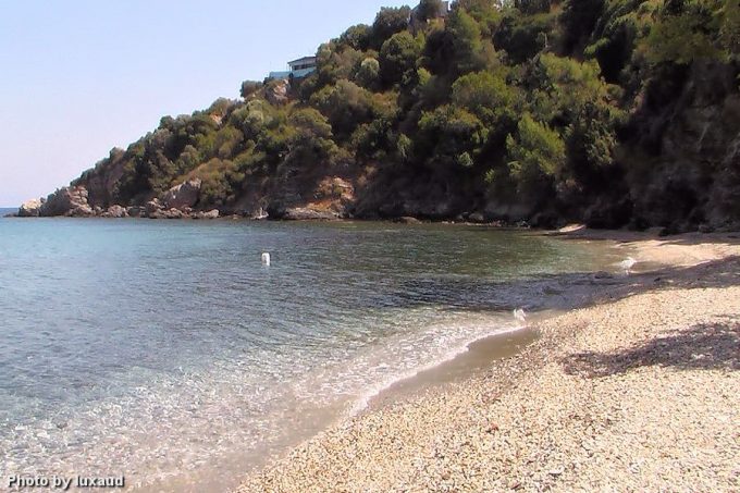 Beach Galazio at Samos