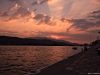 sunset at Samos town port