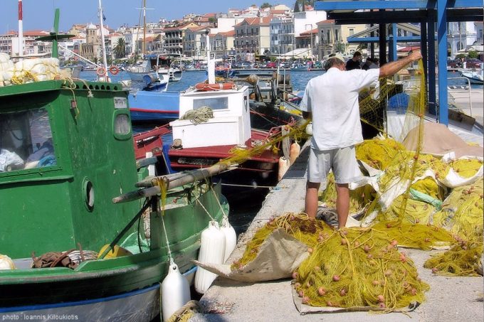 fishermen at the quay