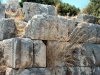 Το οχυρωματικό τείχος της αρχαίας πόλης της Σάμου
